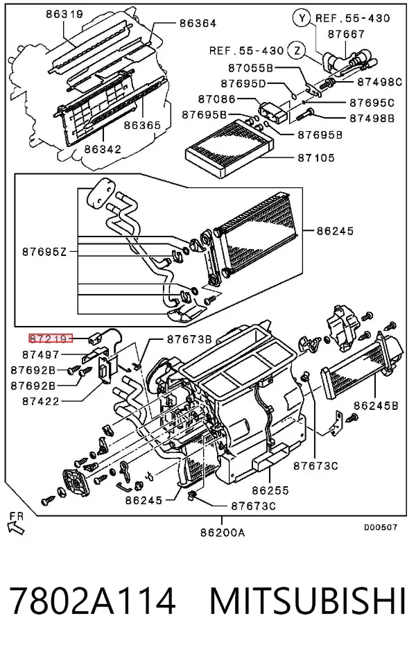  7802A114 Mitsubishi