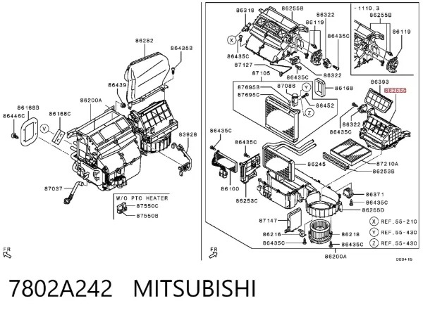  7802A242 Mitsubishi