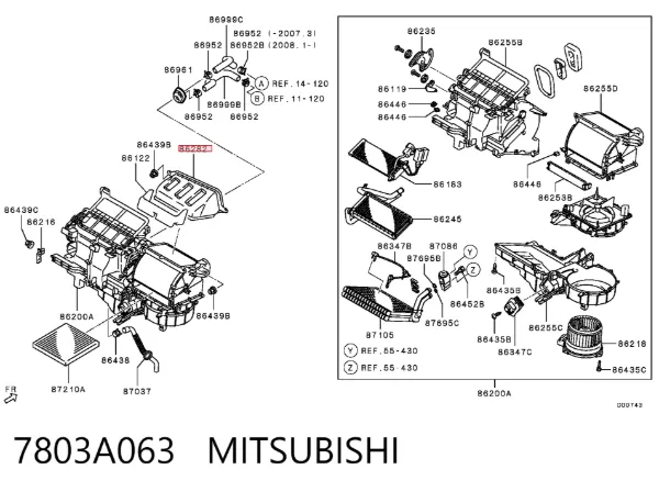  7803A063 Mitsubishi