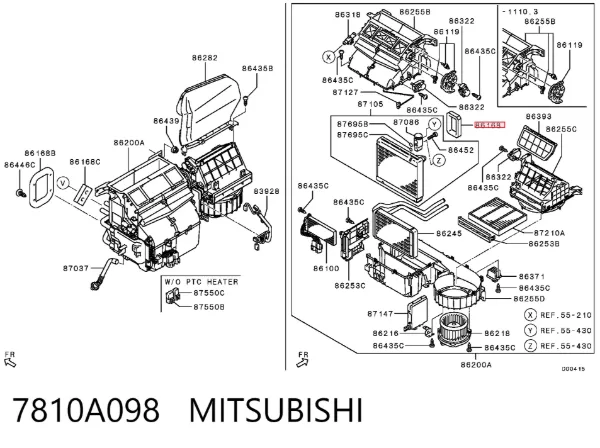  7810A098 Mitsubishi