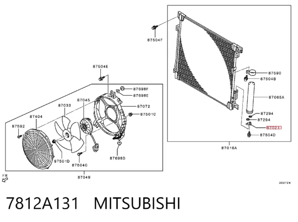  7812A131 Mitsubishi