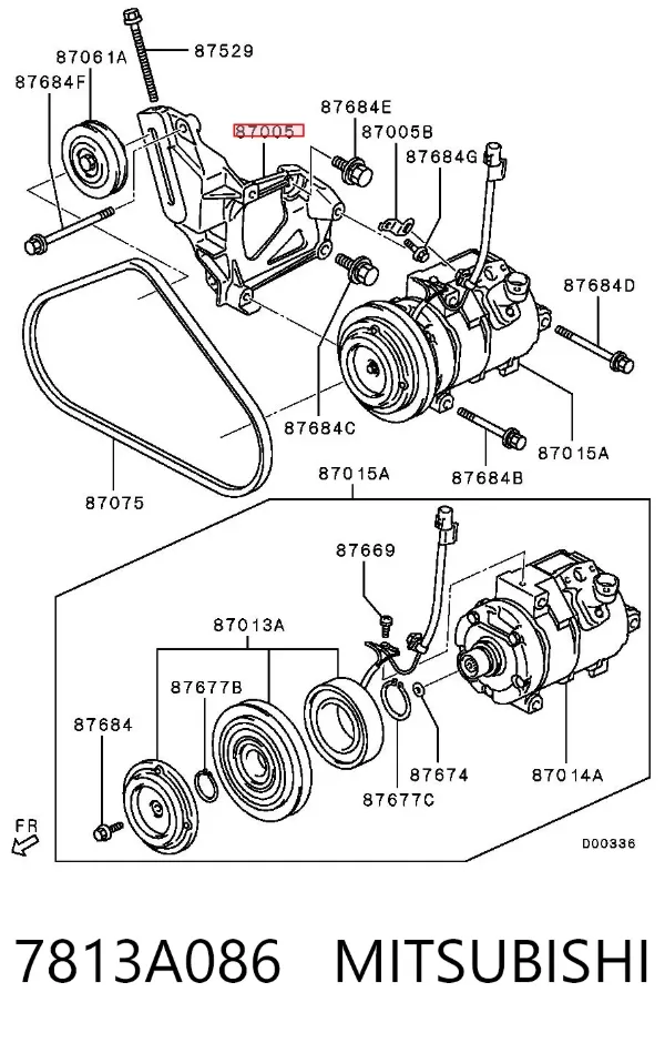  7813A086 Mitsubishi