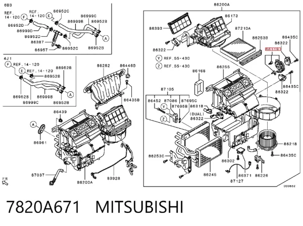  7820A671 Mitsubishi