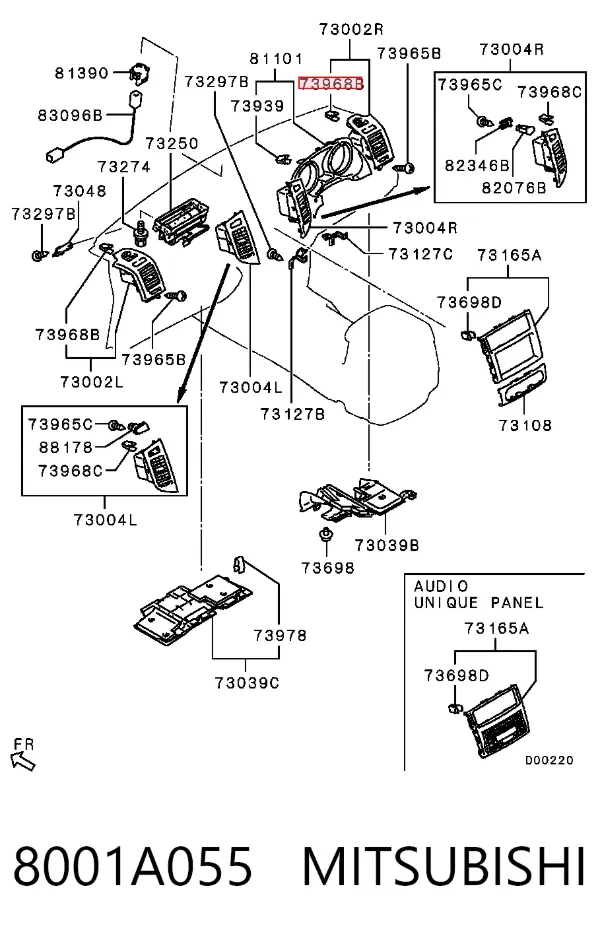  8001A055 Mitsubishi