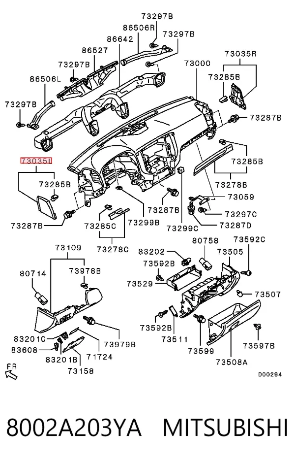  8002A203YA Mitsubishi