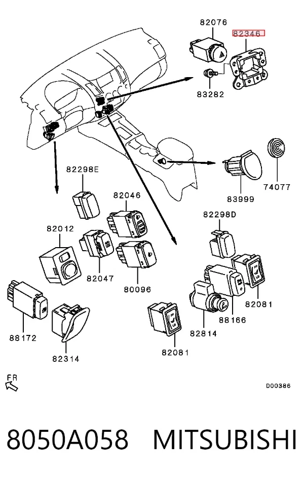  8050A058 Mitsubishi