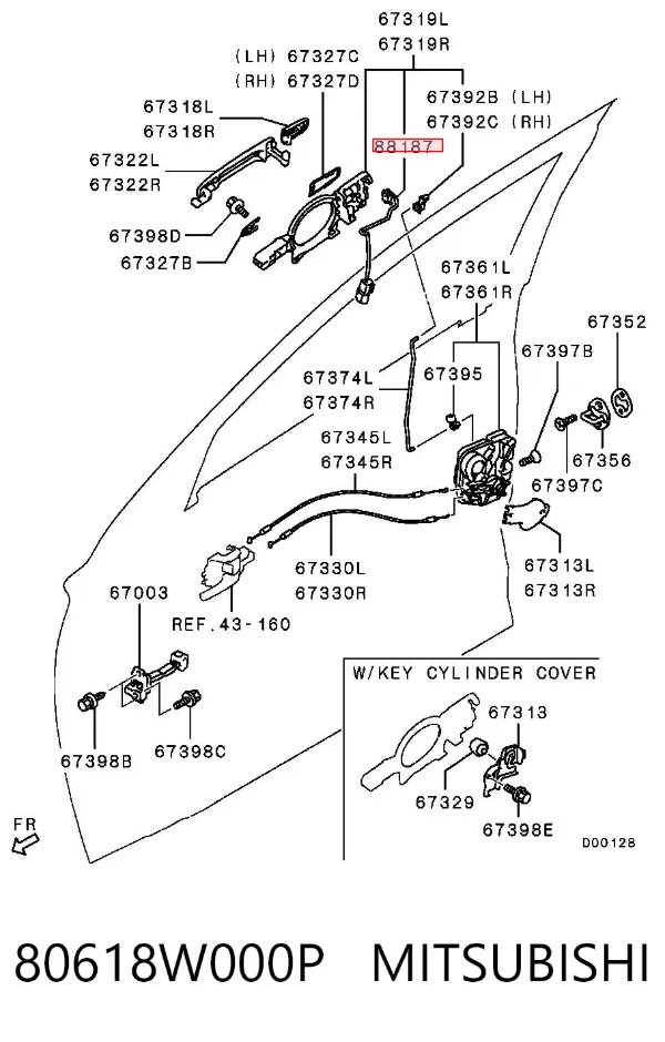  80618W000P Mitsubishi