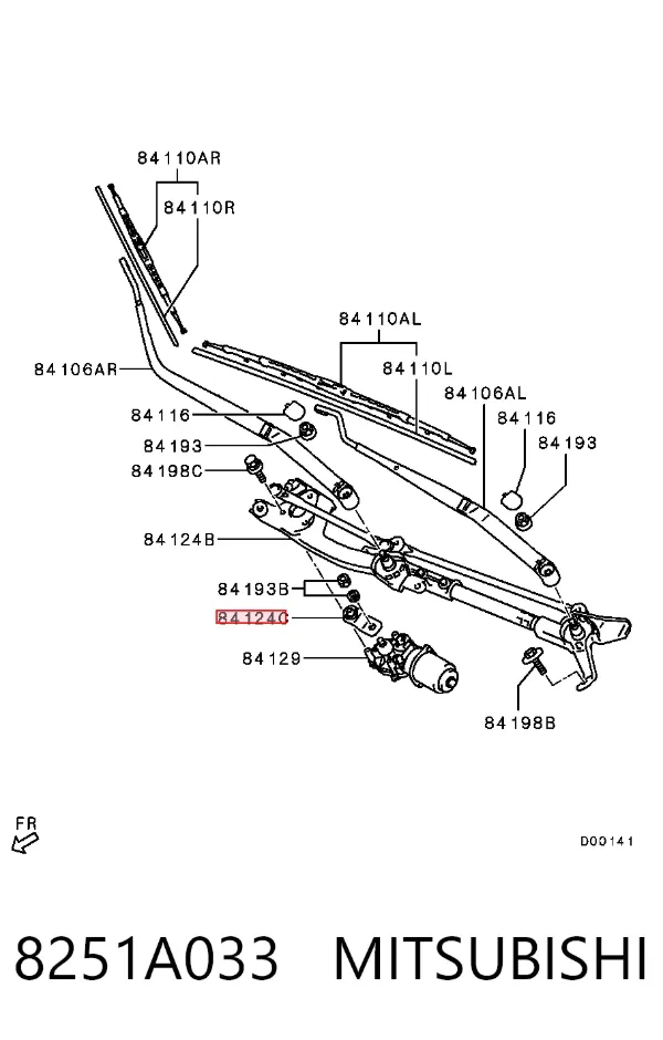  8251A033 Mitsubishi