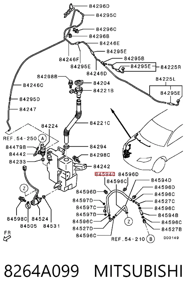  8264A099 Mitsubishi