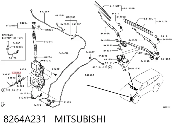  8264A231 Mitsubishi