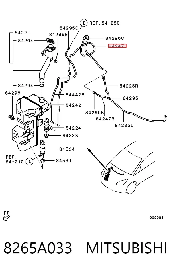  8265A033 Mitsubishi