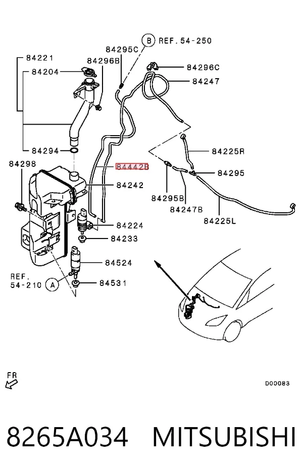  8265A034 Mitsubishi