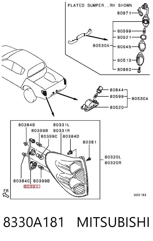  8330A181 Mitsubishi