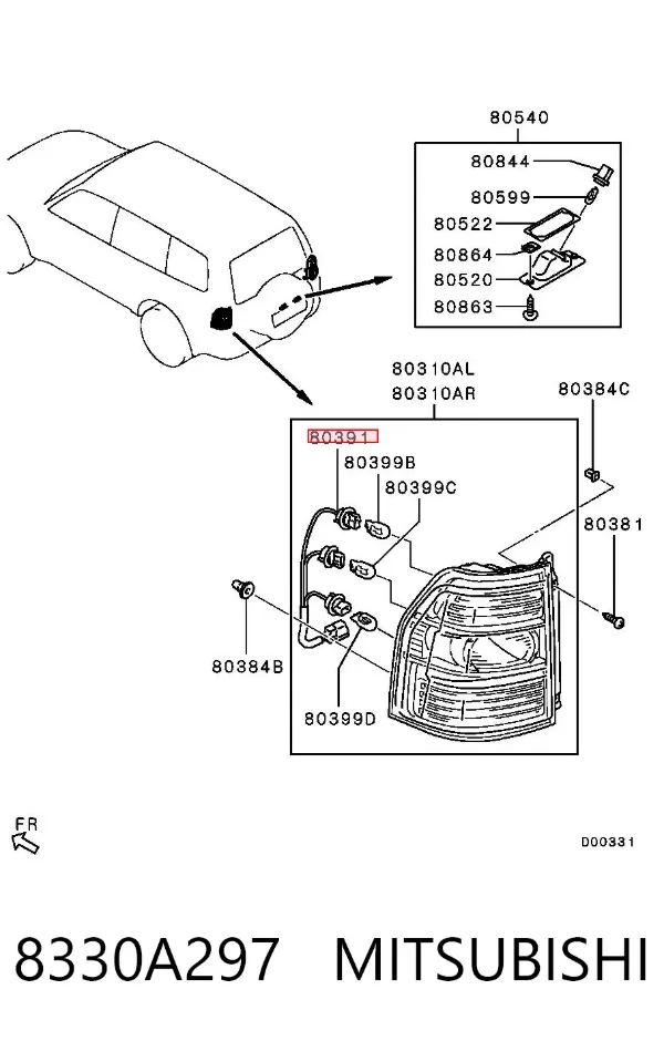  8330A297 Mitsubishi