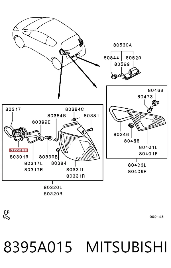  8395A015 Mitsubishi