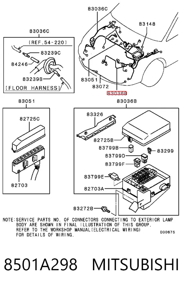 Unidade de dispositivos de segurança Mitsubishi Lancer IX