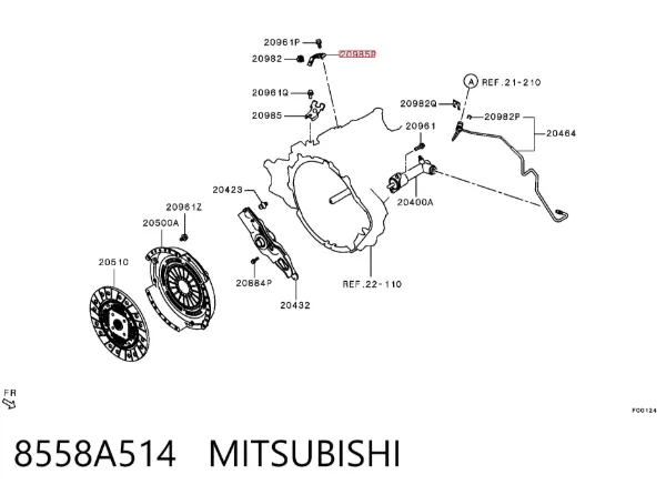  8558A514 Mitsubishi