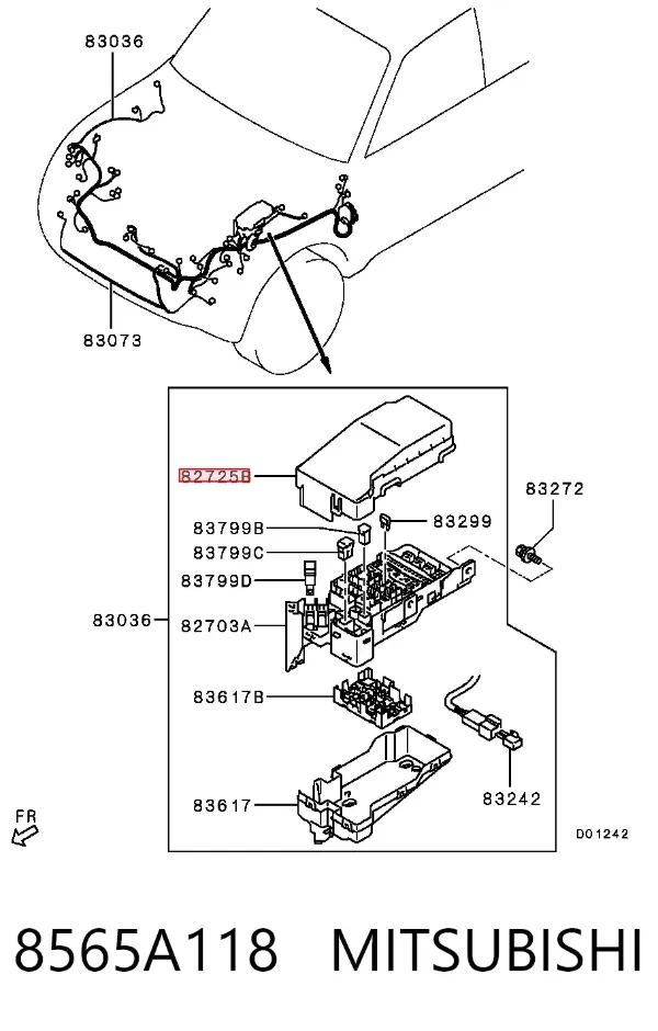  8565A118 Mitsubishi