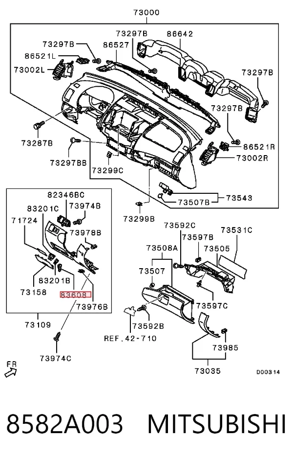  8582A003 Mitsubishi