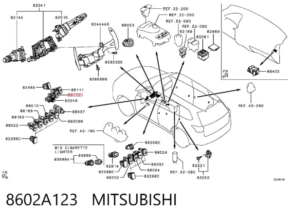  8602A123 Mitsubishi