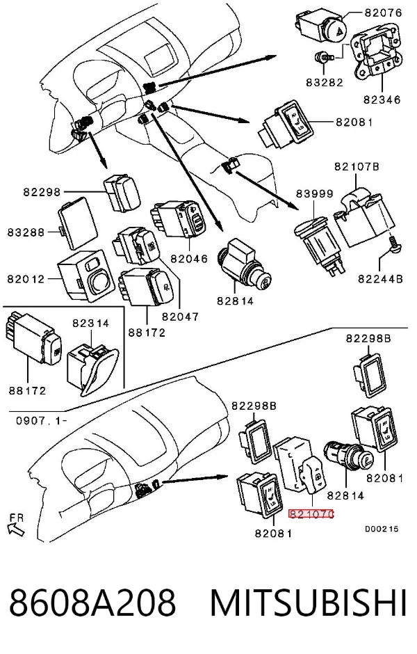  8608A208 Mitsubishi