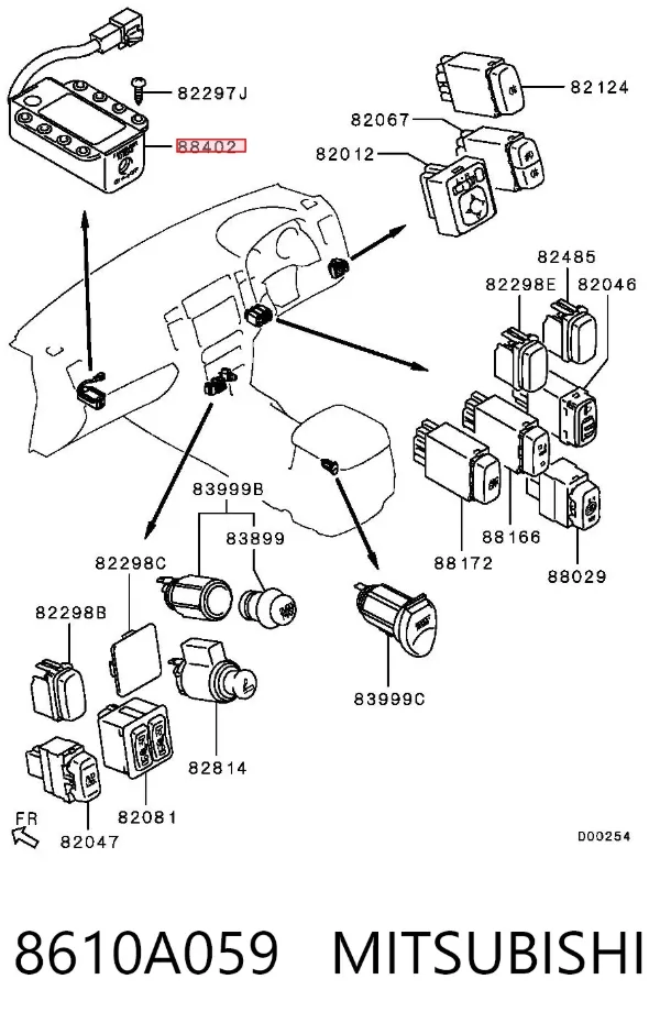  8610A059 Mitsubishi