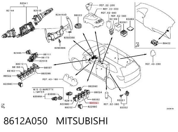  8612A050 Mitsubishi