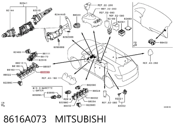  8616A073 Mitsubishi