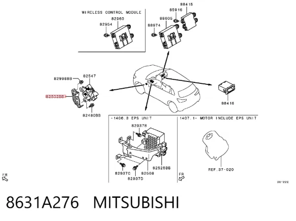  8631A276 Mitsubishi