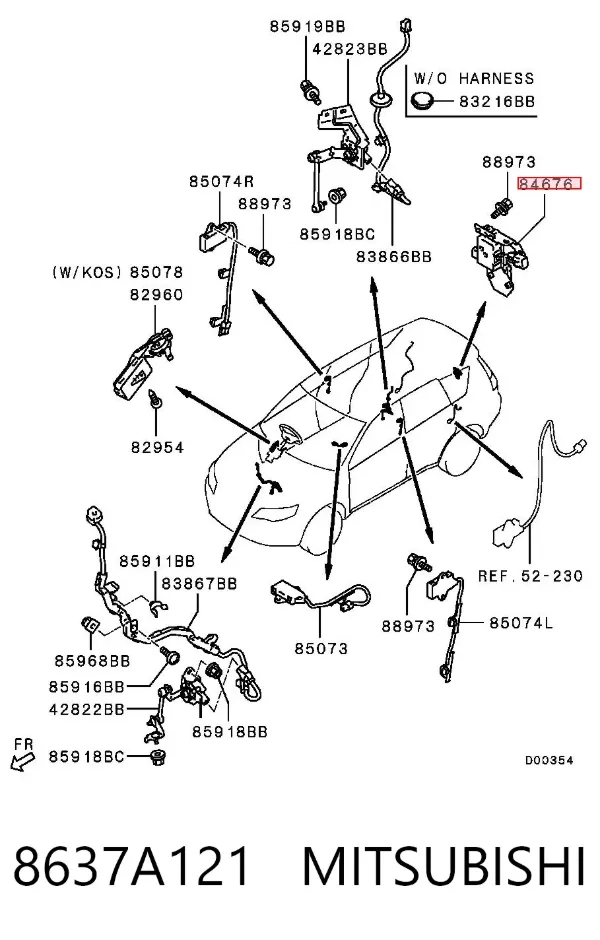  8637A121 Mitsubishi