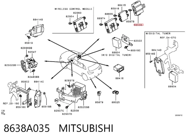  8638A035 Mitsubishi