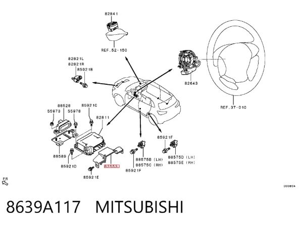  8639A117 Mitsubishi