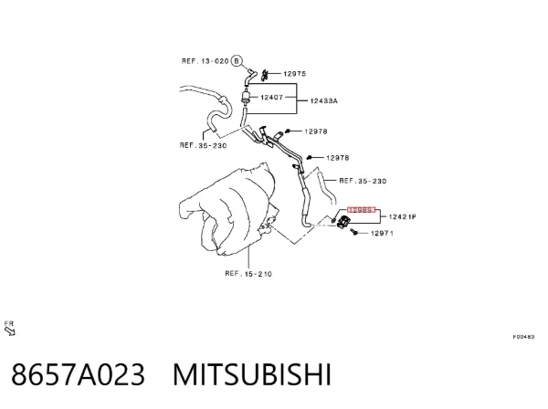  8657A023 Mitsubishi