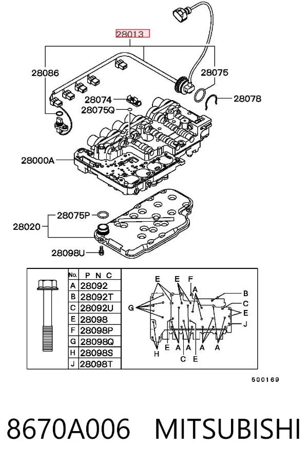  8670A006 Mitsubishi
