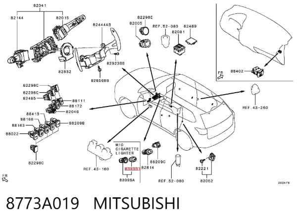  8773A019 Mitsubishi