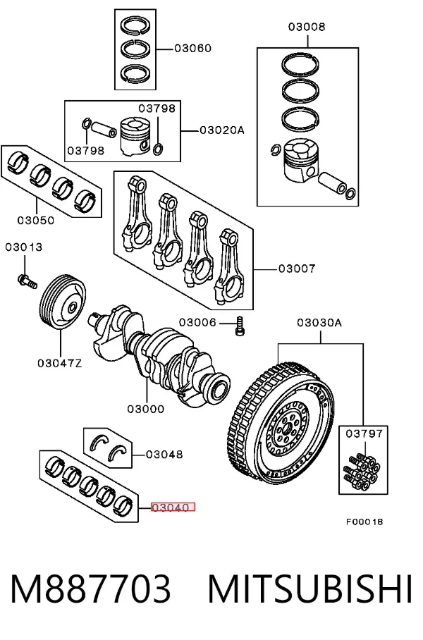  M887703 Mitsubishi
