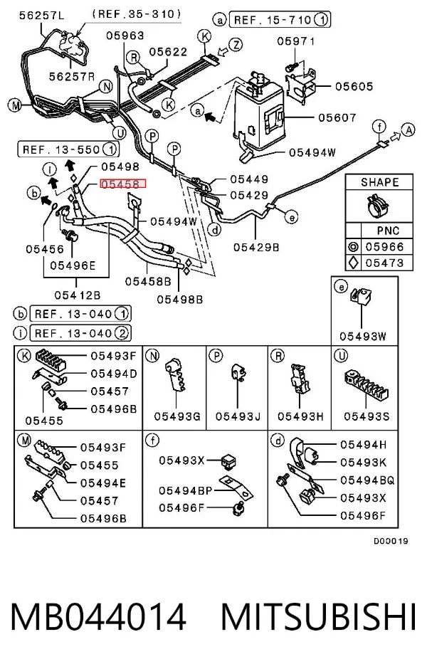  MB044014 Mitsubishi