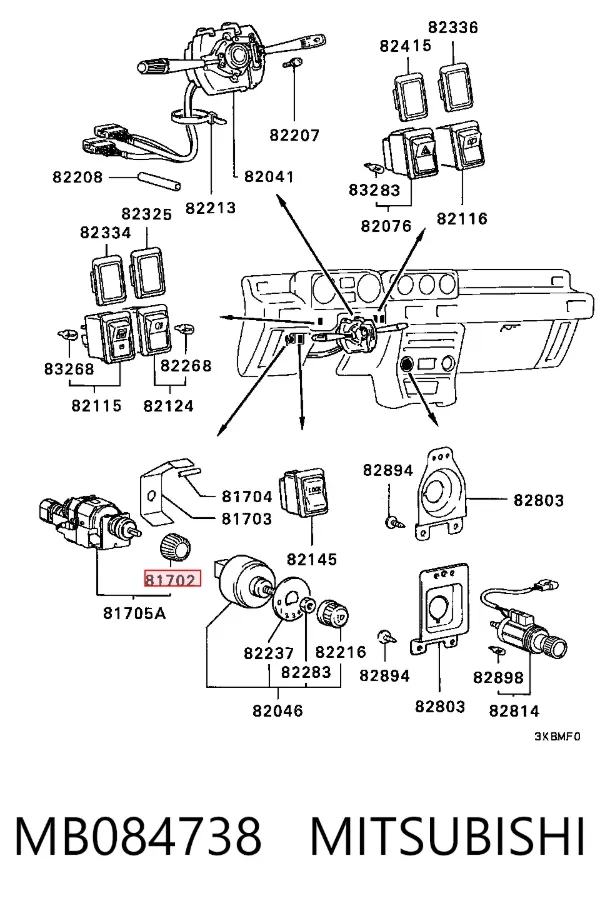  MB084738 Mitsubishi