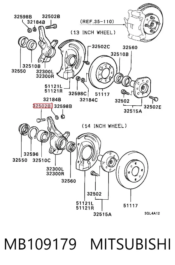  MB109179 Mitsubishi
