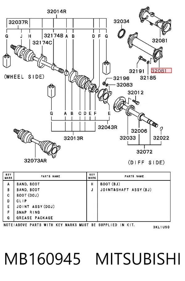  MB160945 Mitsubishi