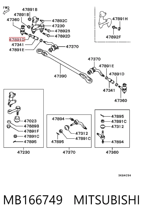  MB166749 Mitsubishi