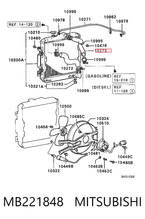 MB221848 Mitsubishi