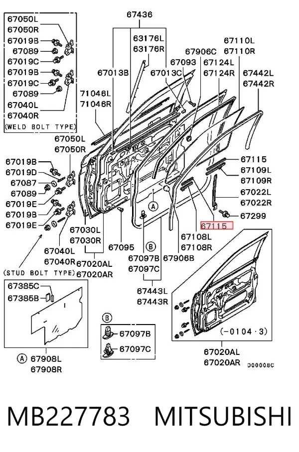  MB227783 Mitsubishi