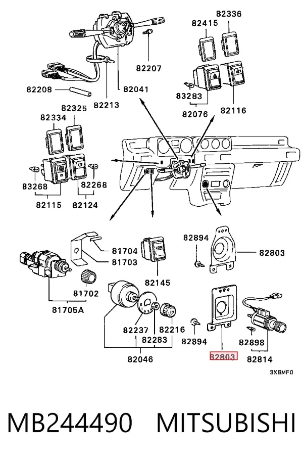  MB244490 Mitsubishi