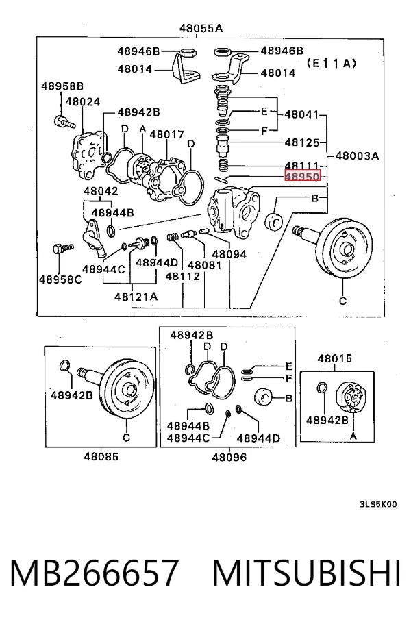  MB266657 Mitsubishi