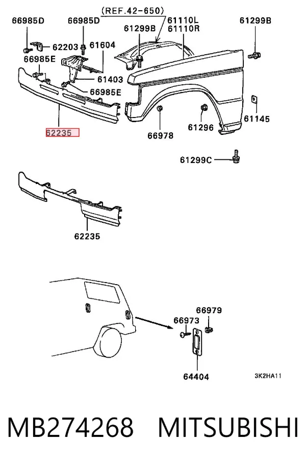  MB274268 Mitsubishi