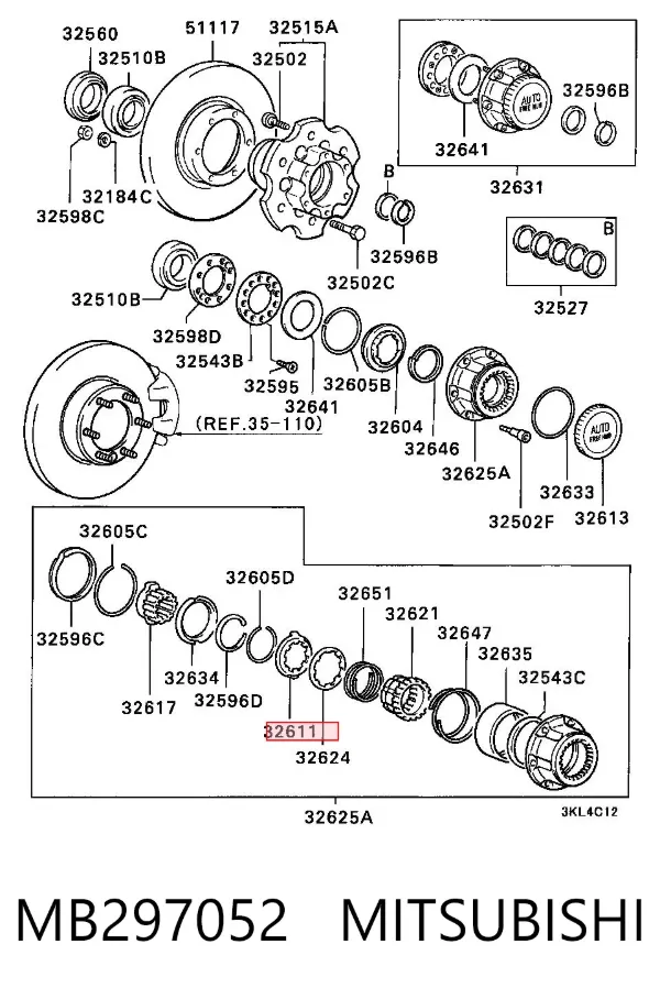  MB297052 Mitsubishi