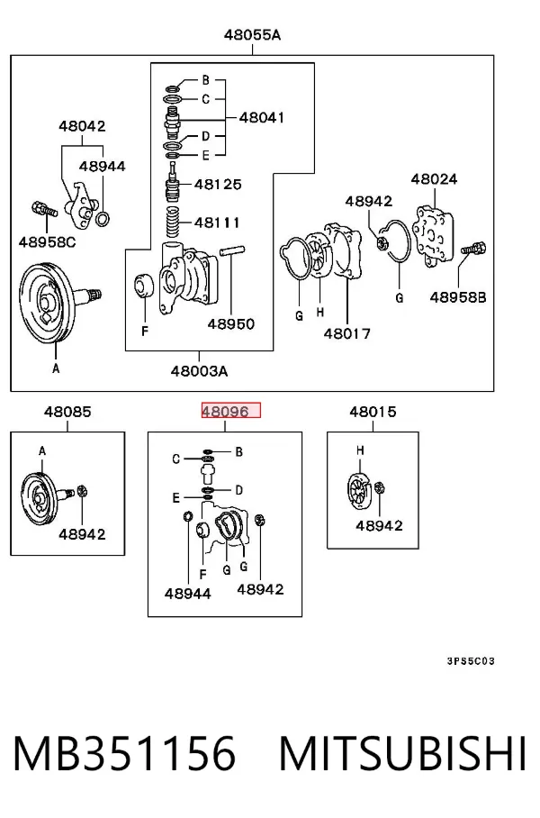  MB351156 Mitsubishi