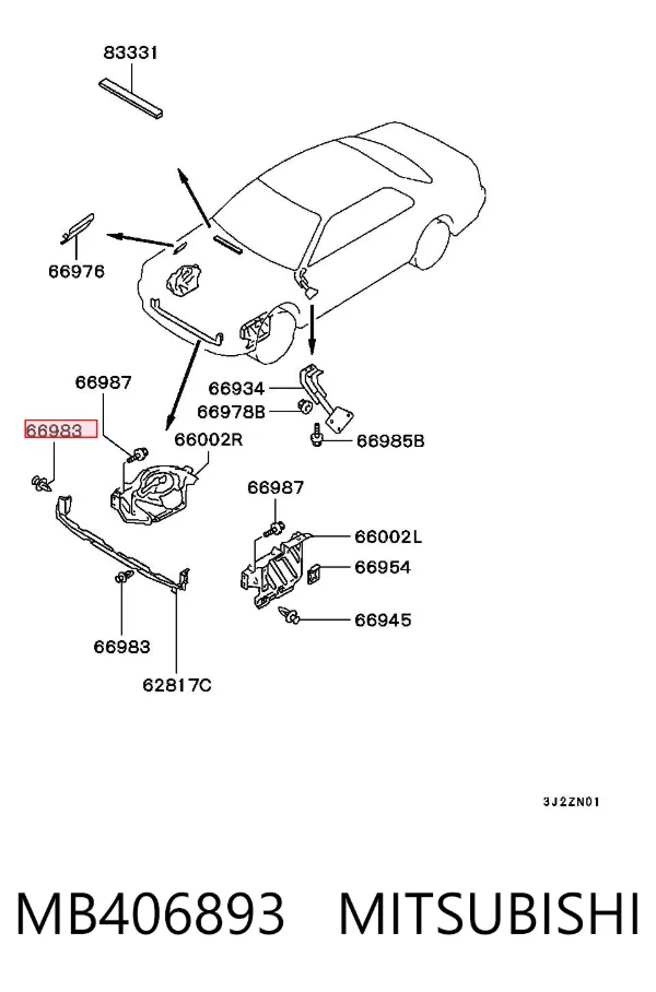  MB406893 Mitsubishi