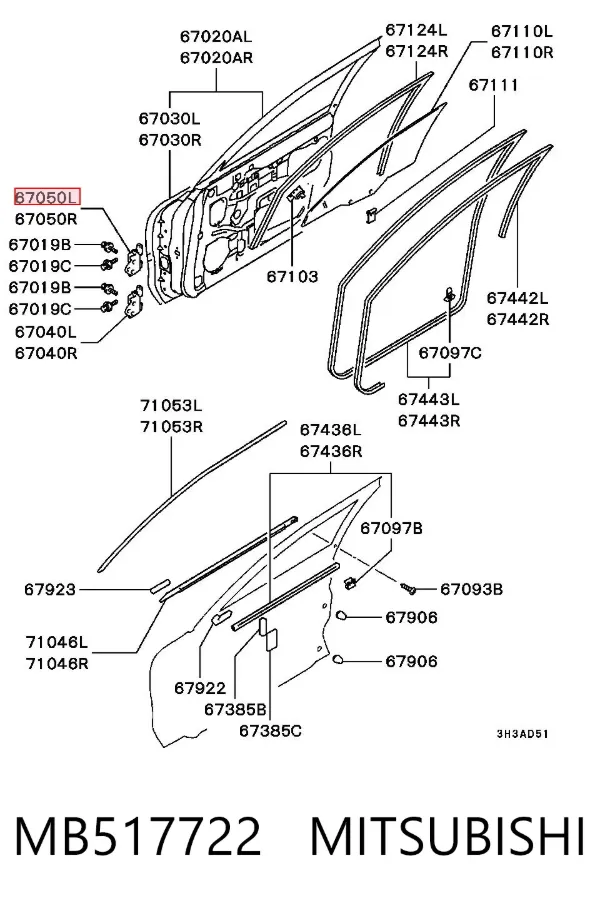  MB517722 Mitsubishi